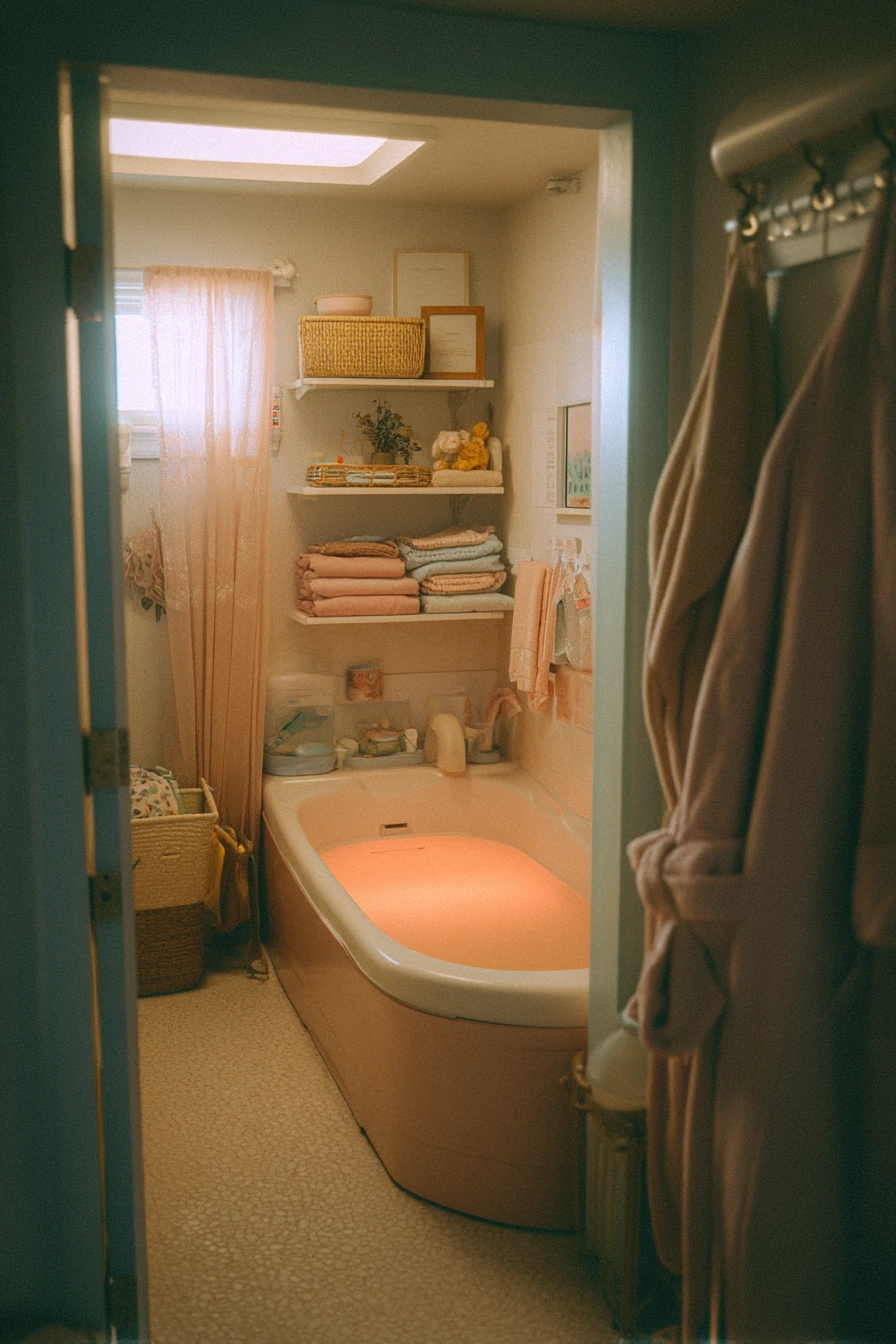 Mindful Morning Bath for a New Parent