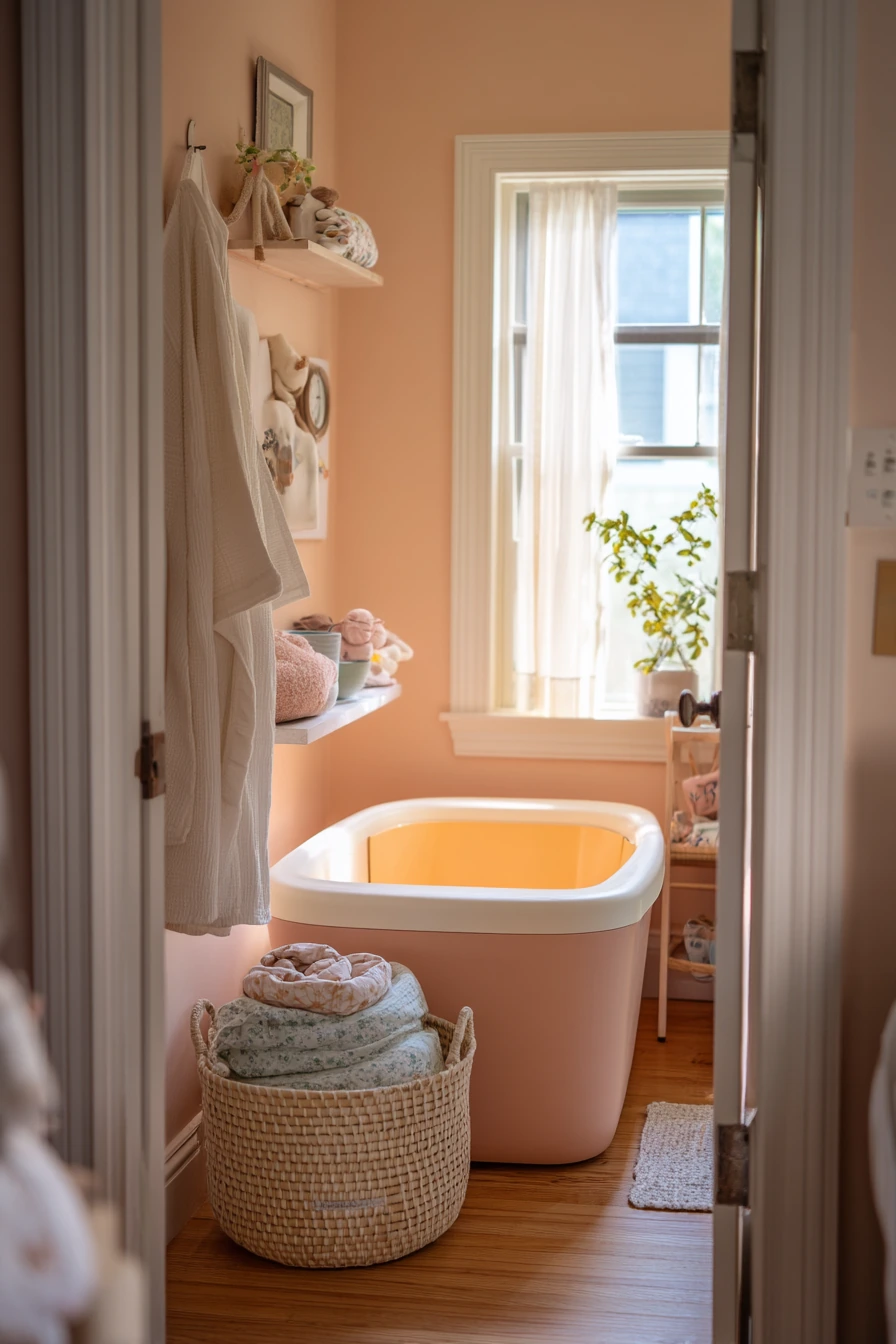 Mindful Morning Bath for a New Parent
