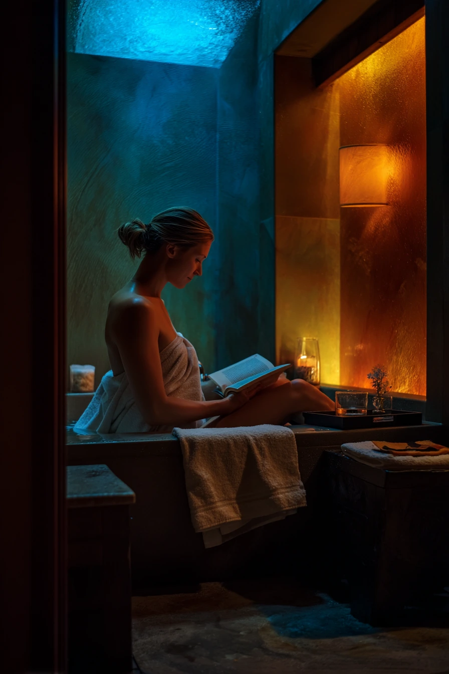 Night Bath for Stress Relief