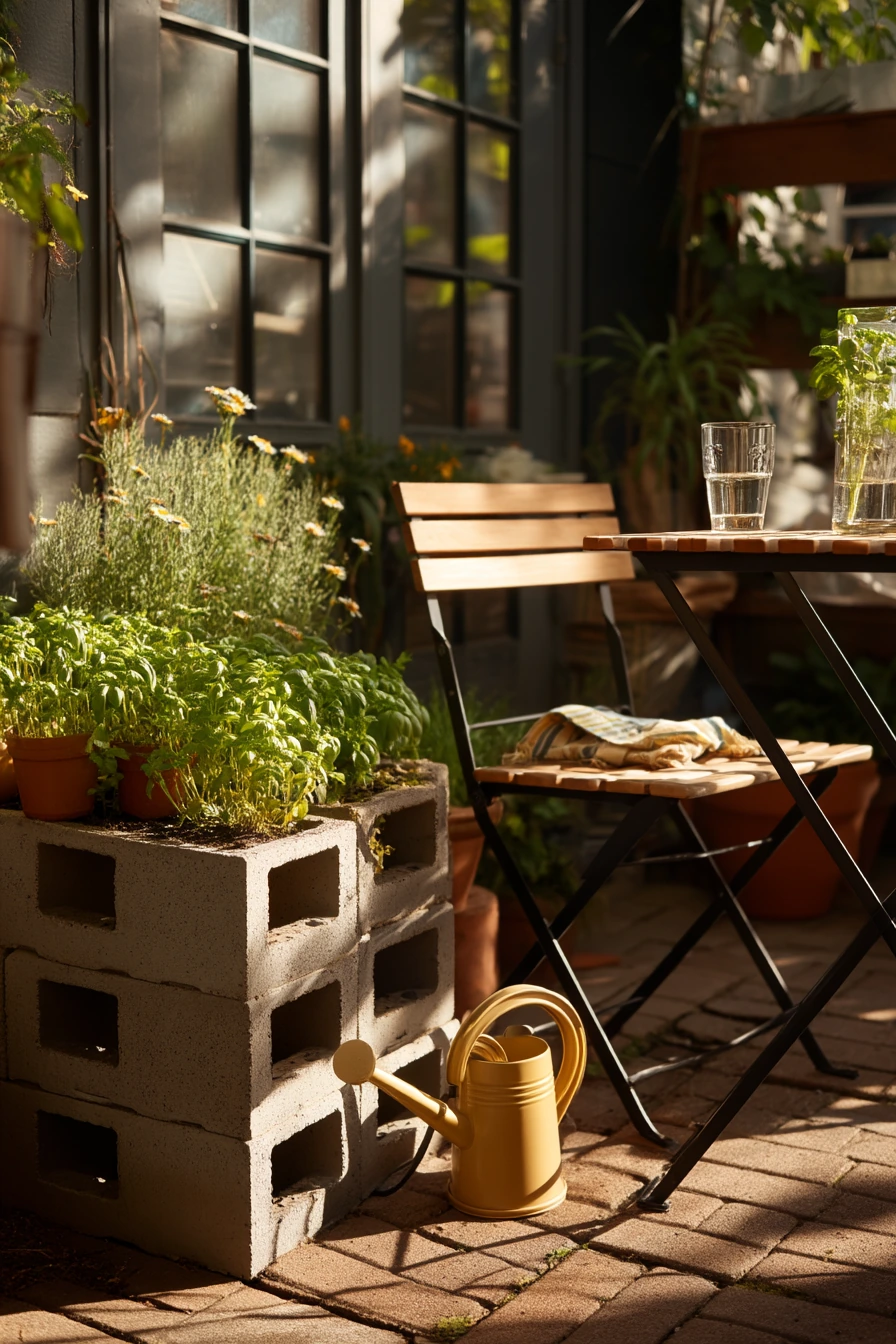 cinder block garden ideas