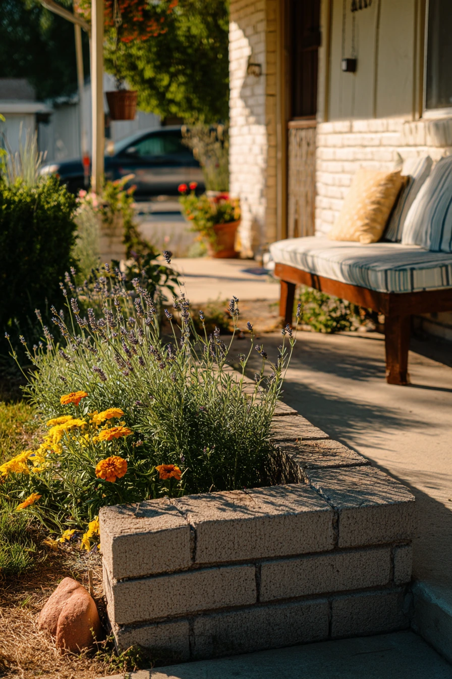 Budget Front Yard Pollinator Beds