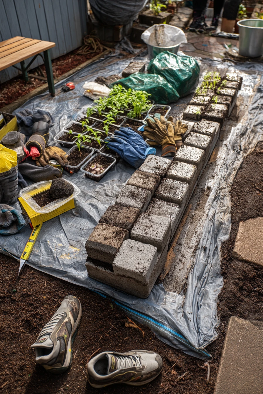 Weekend DIY Cinder Block Build Day