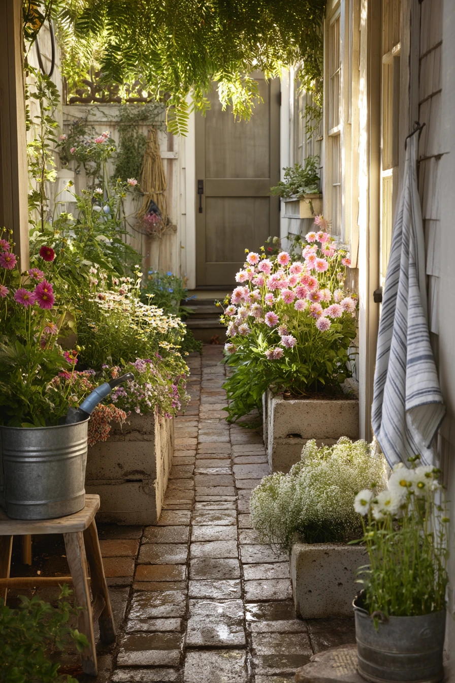 Small Courtyard Cutting Garden