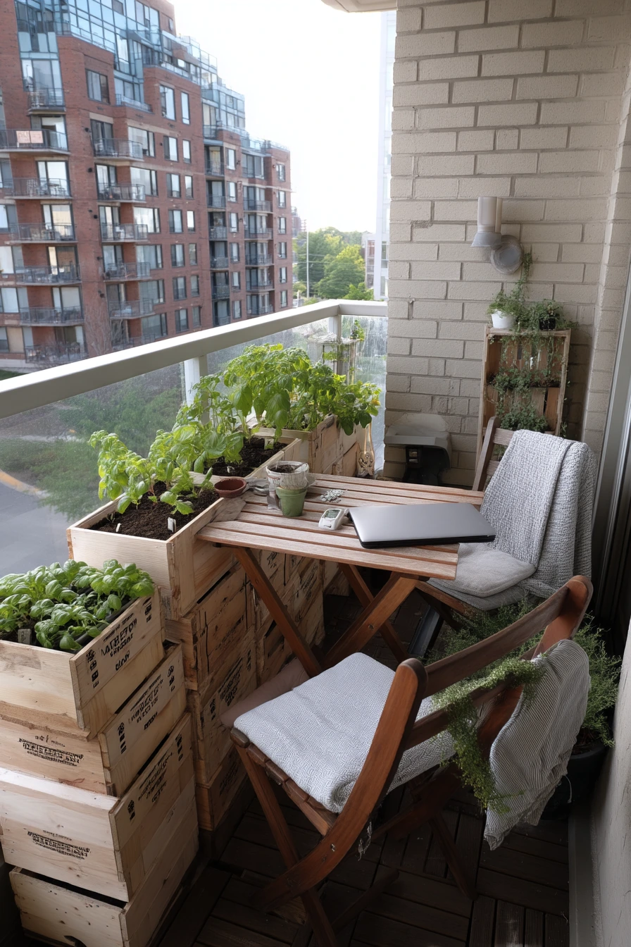 Urban Balcony Cinder Block Planter Hack