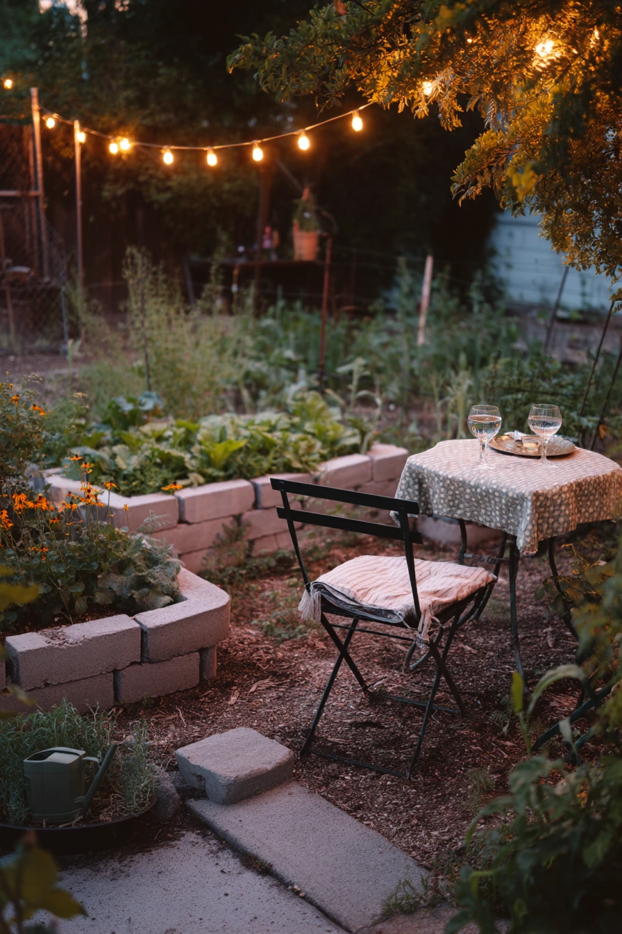 Cozy Evening Garden Glow