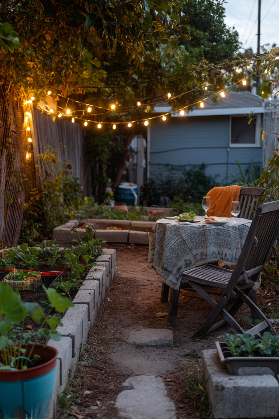 Cozy Evening Garden Glow