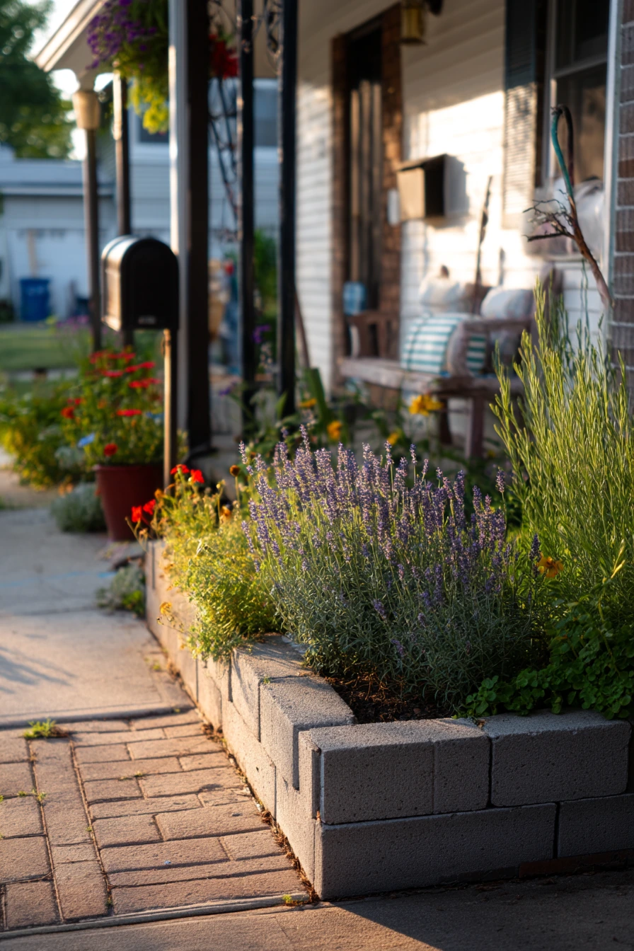 Budget Front Yard Pollinator Beds