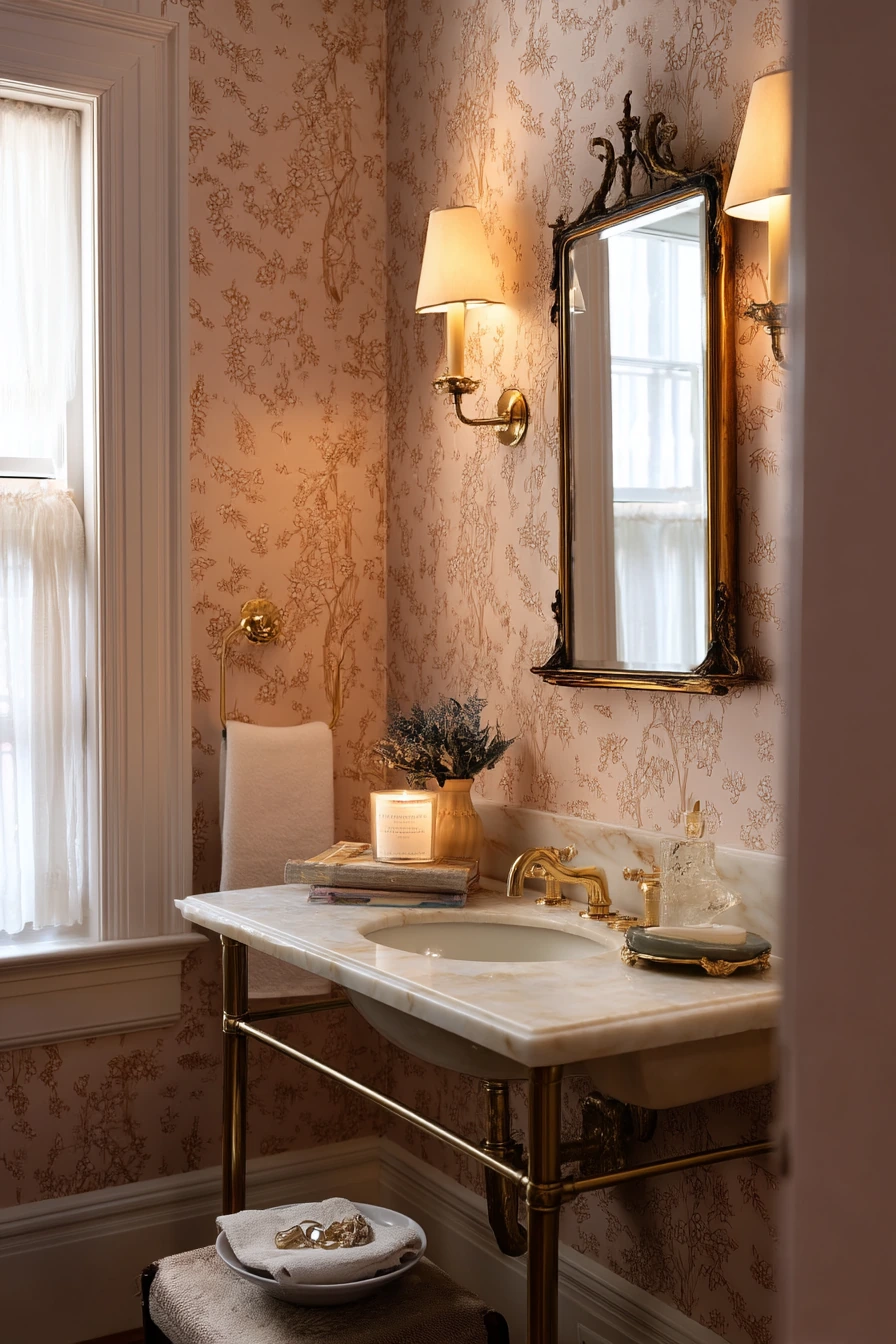 Elegant Powder Room for Guests