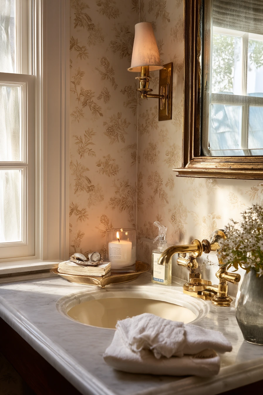 Elegant Powder Room for Guests