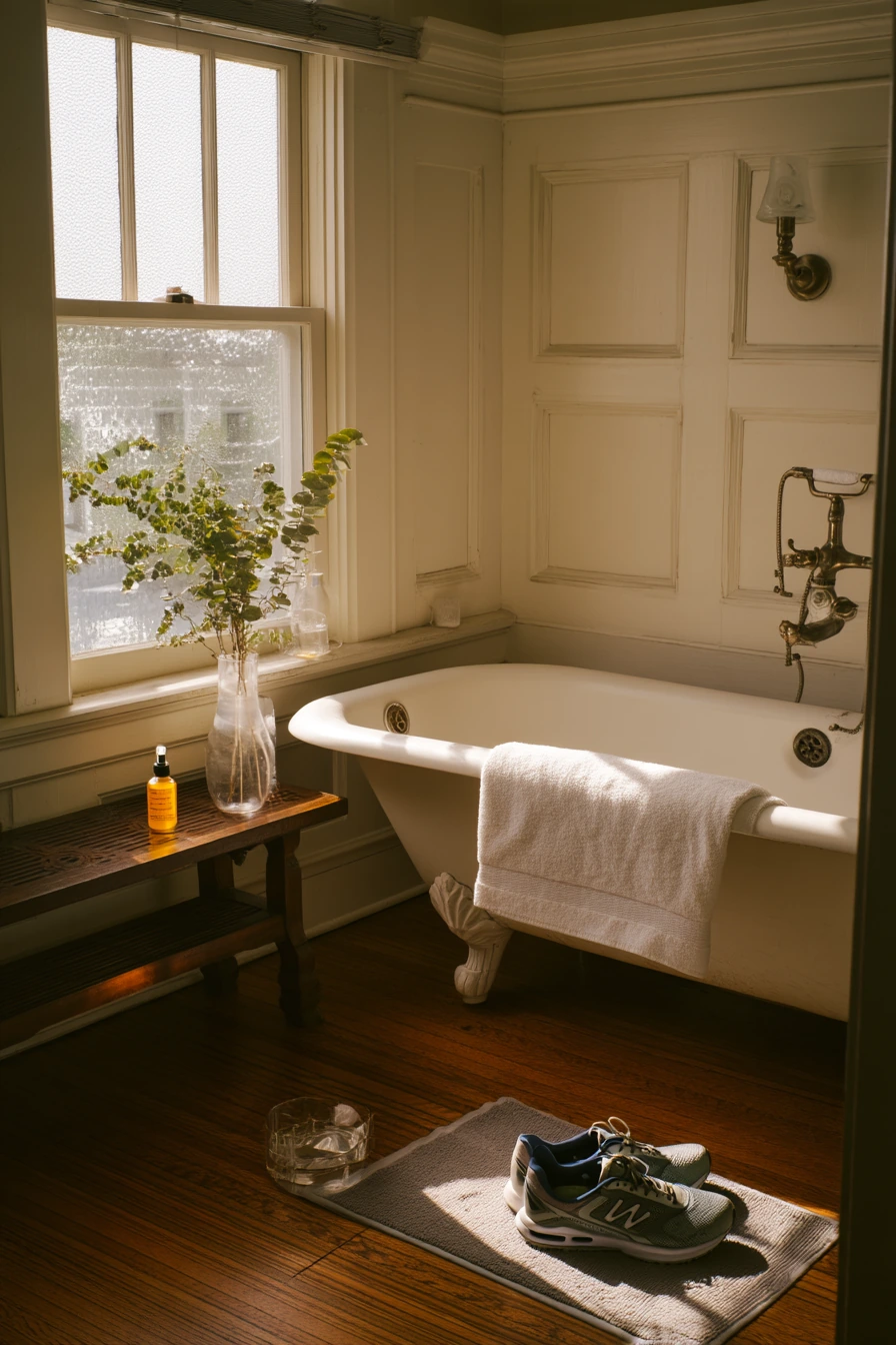 Vintage-Inspired Bath with Spa Habits