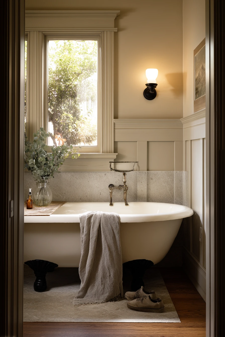 Vintage-Inspired Bath with Spa Habits