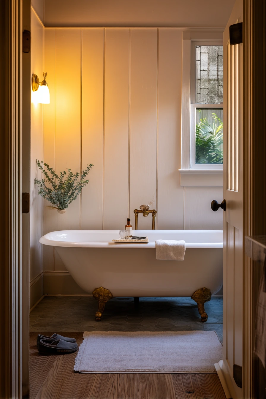 Vintage-Inspired Bath with Spa Habits