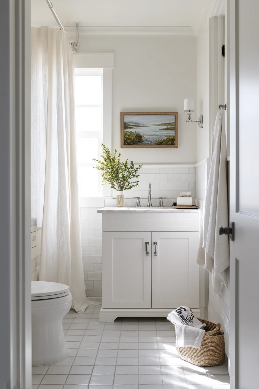 Guest Bath Ready for Weekend Visitors