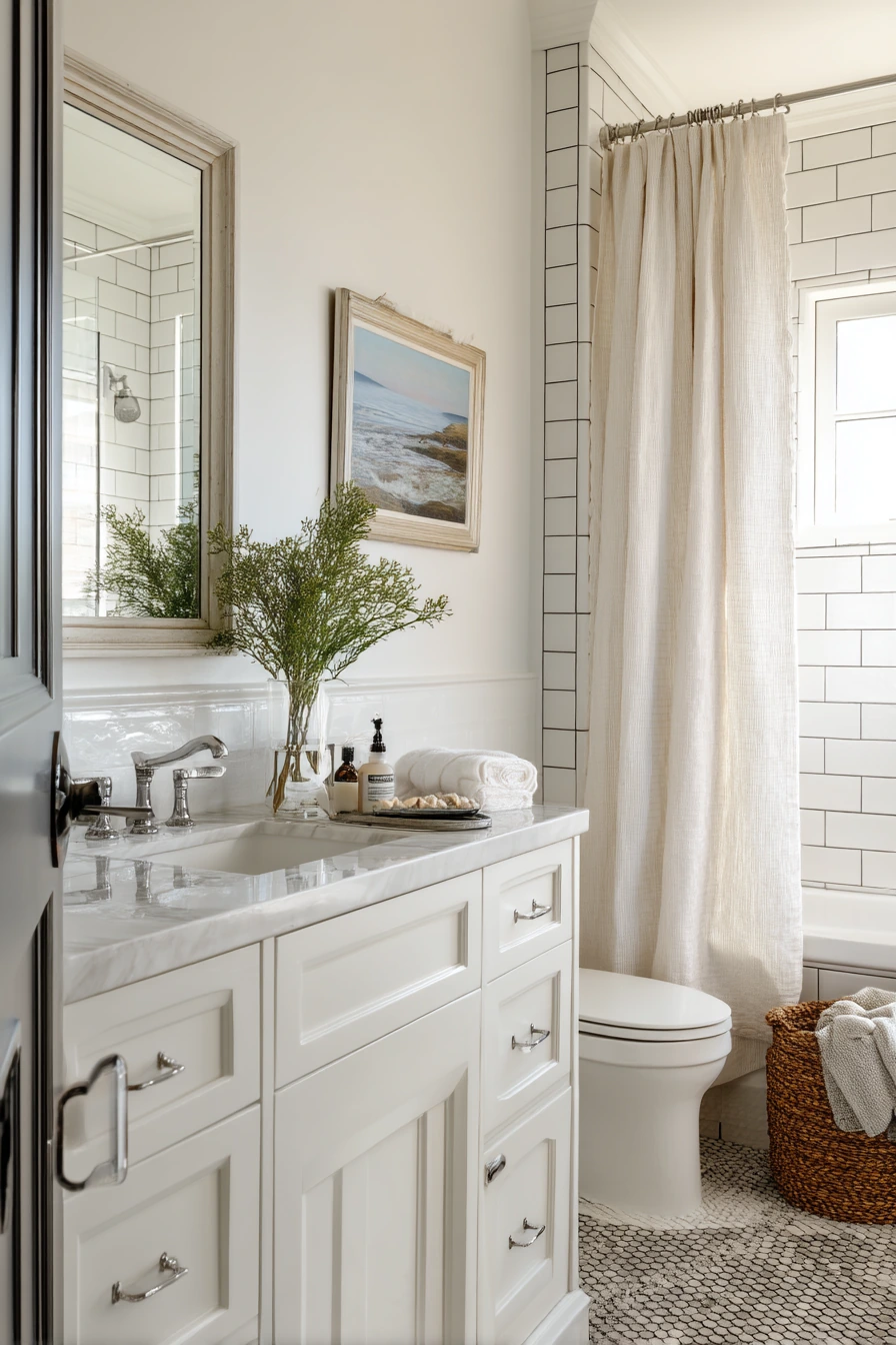 Guest Bath Ready for Weekend Visitors