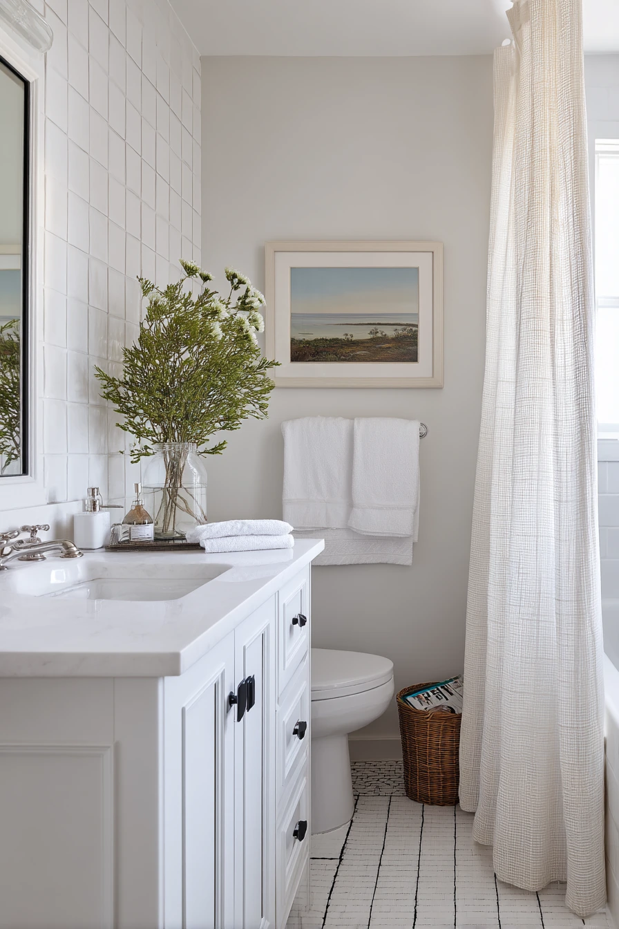 Guest Bath Ready for Weekend Visitors