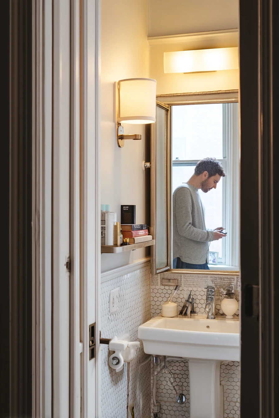 Compact Classic Bath for a City Apartment