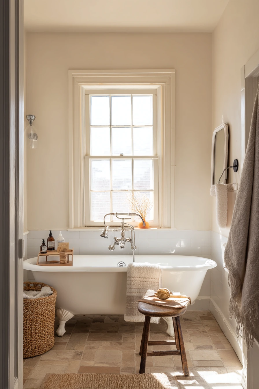 Historic Home Bath with Modern Comforts