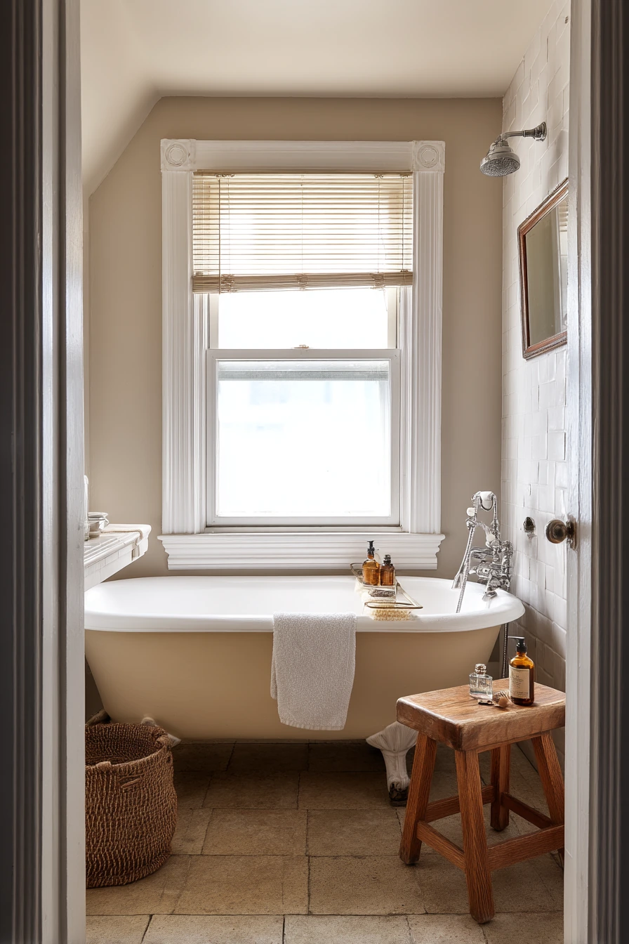 Historic Home Bath with Modern Comforts