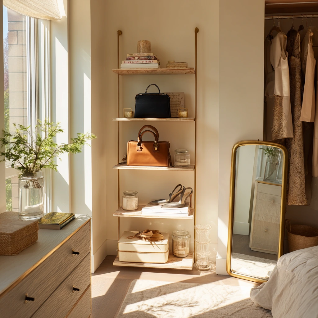 Boutique-Style Bedroom Closet Corner