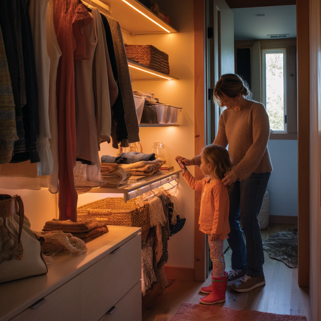 closet lighting ideas