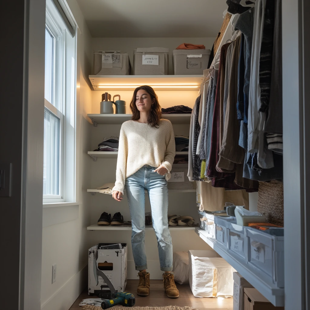 DIY Closet Light Upgrade on a Budget