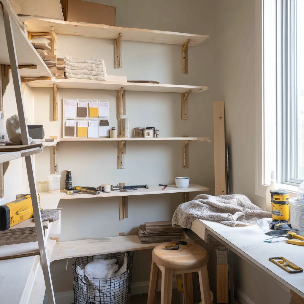 DIY Closet Shelving Weekend Project