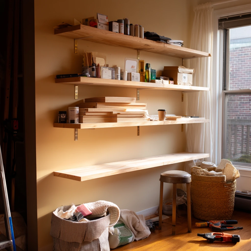 DIY Closet Shelving Weekend Project