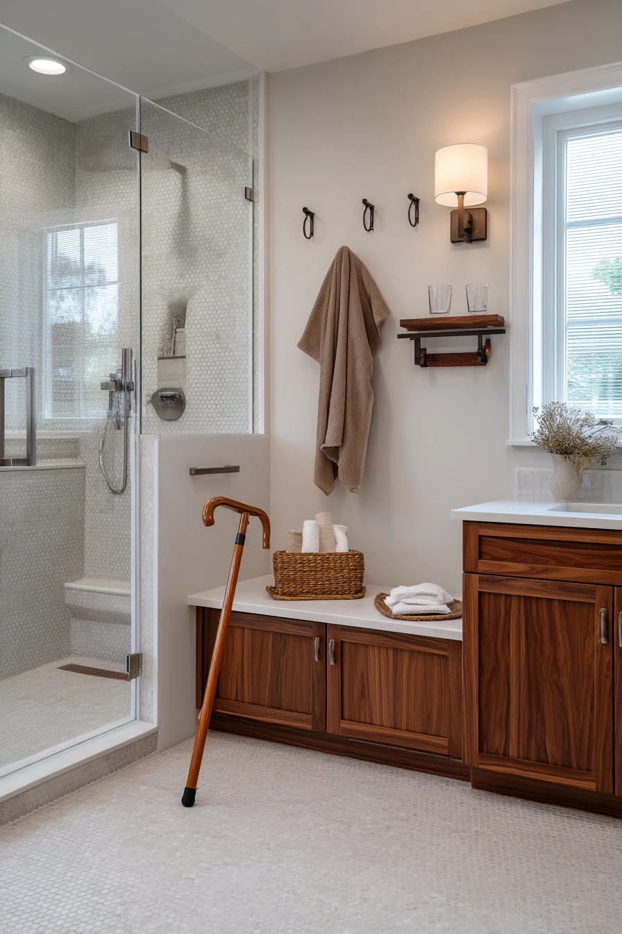 Accessible Closet-to-Bath Conversion