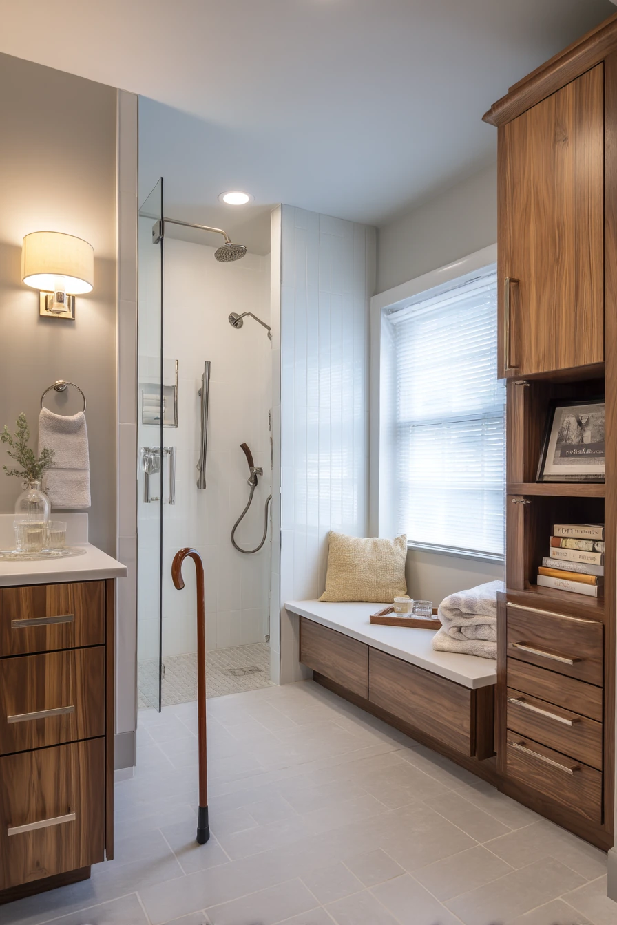 Accessible Closet-to-Bath Conversion