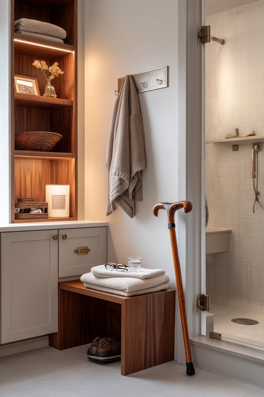 Accessible Closet-to-Bath Conversion