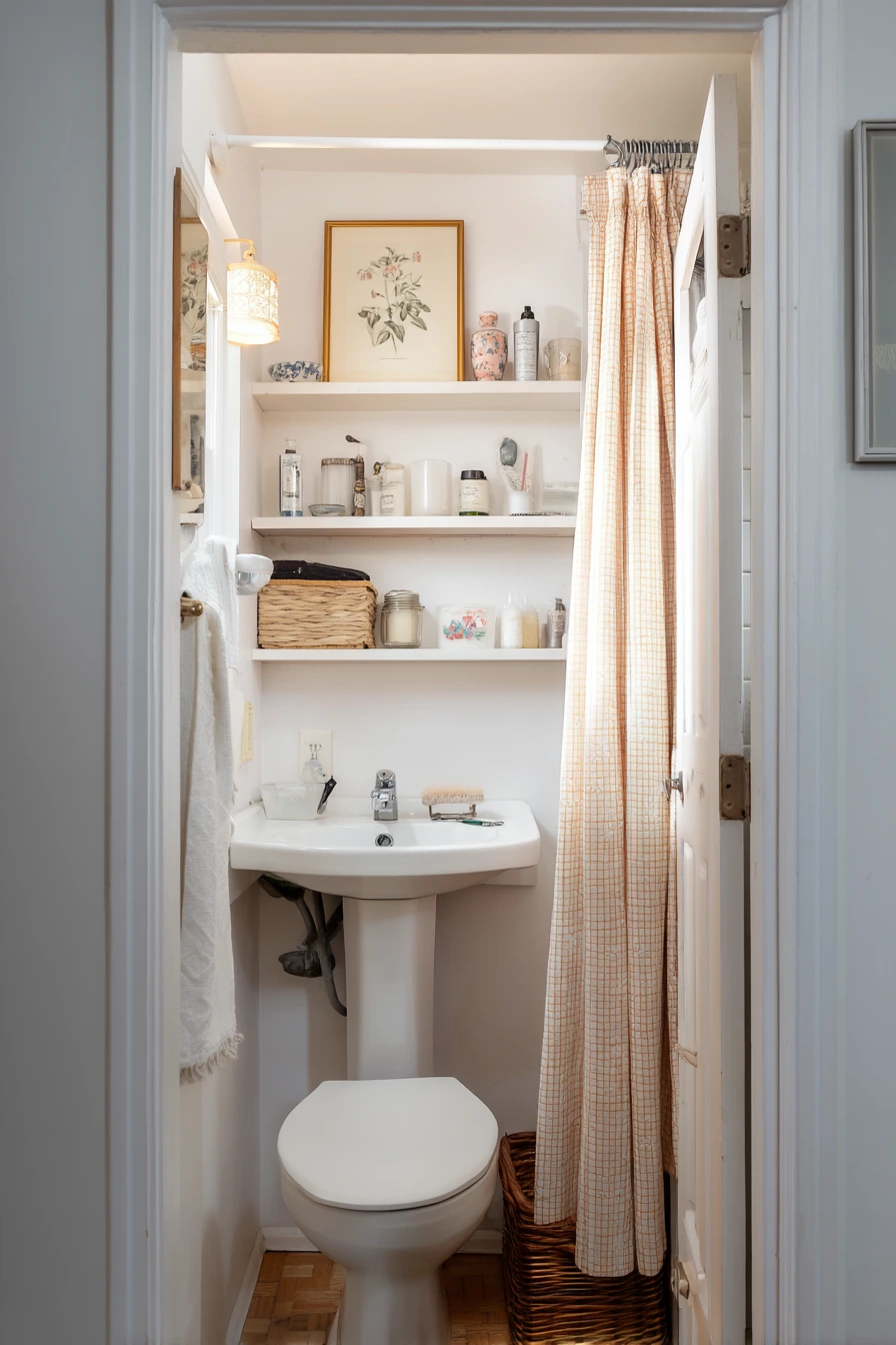 Renter-Friendly Closet Bath Makeover