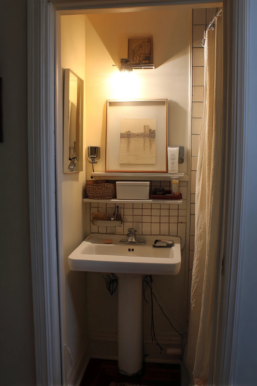 Renter-Friendly Closet Bath Makeover