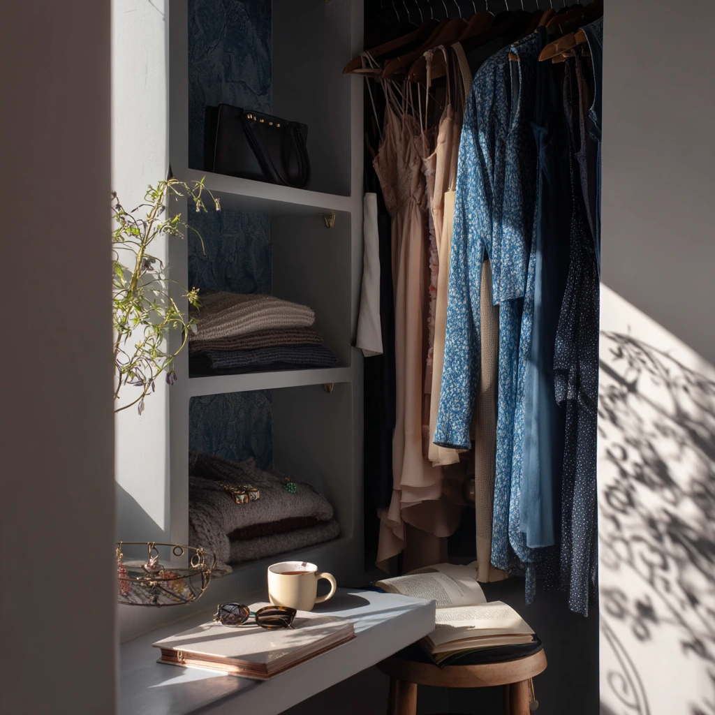 Closet Nook in a Studio Apartment