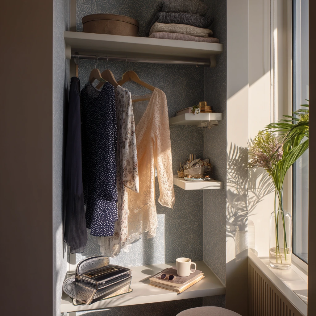 Closet Nook in a Studio Apartment