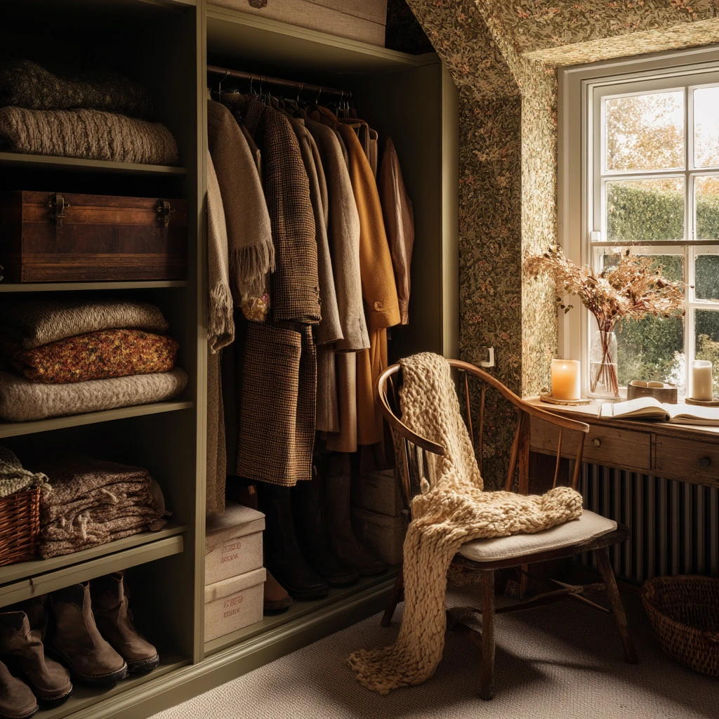 Seasonal Closet Wallpaper Styling Moment