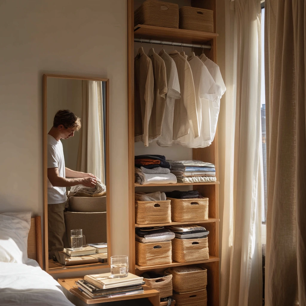 Small Bedroom Wardrobe Wall