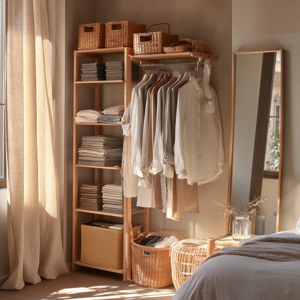 Small Bedroom Wardrobe Wall