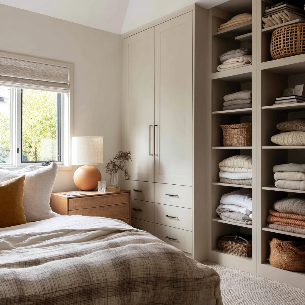 Built-In Wardrobe With Laundry Day