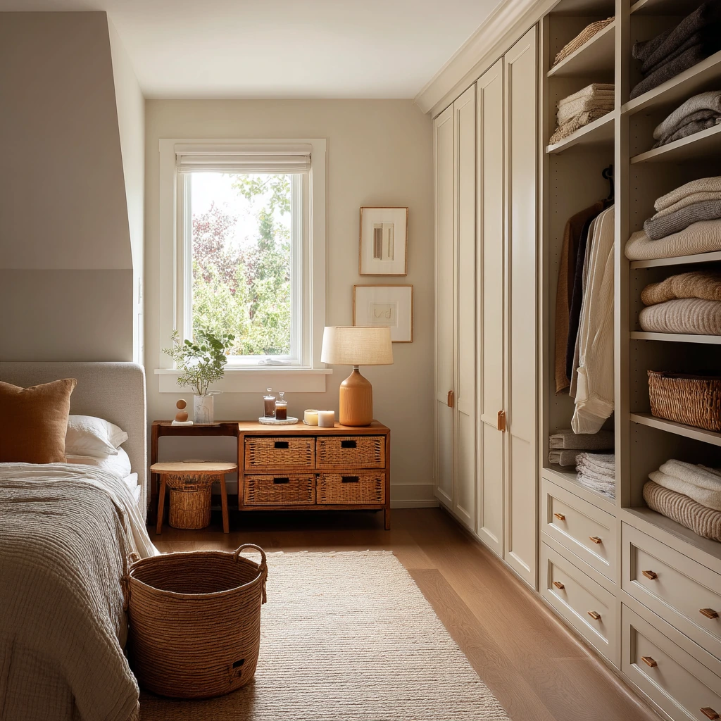 Built-In Wardrobe With Laundry Day