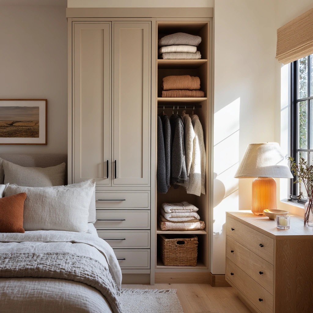 Built-In Wardrobe With Laundry Day