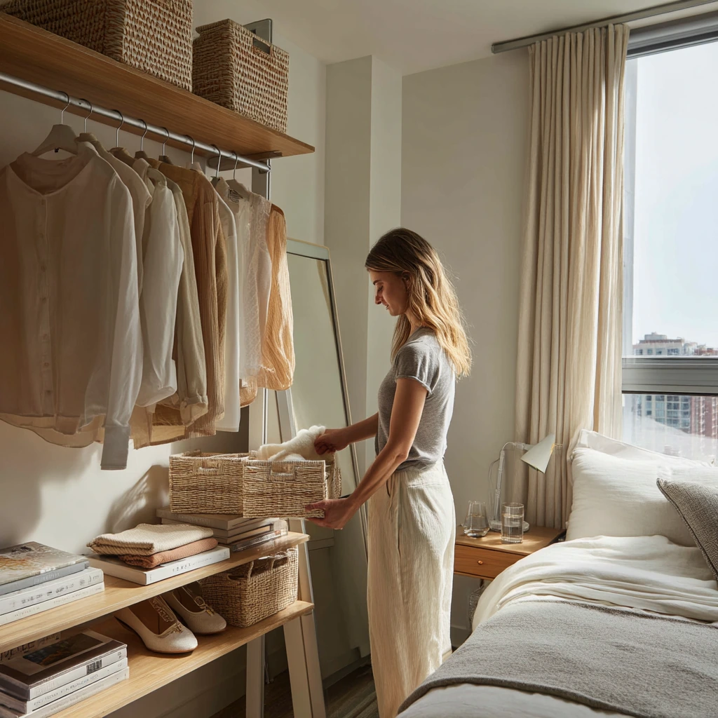 Small Bedroom Wardrobe Wall