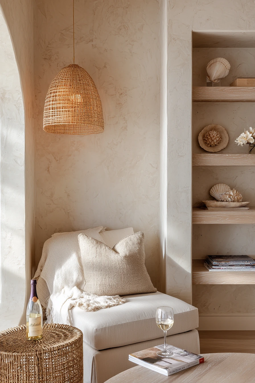 Airy Reading Nook Living Room
