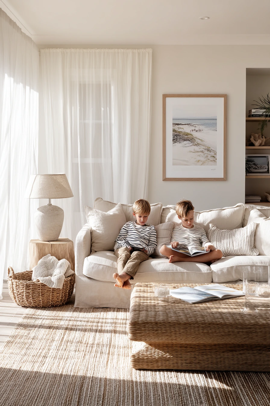 Sunlit Family Gather Space