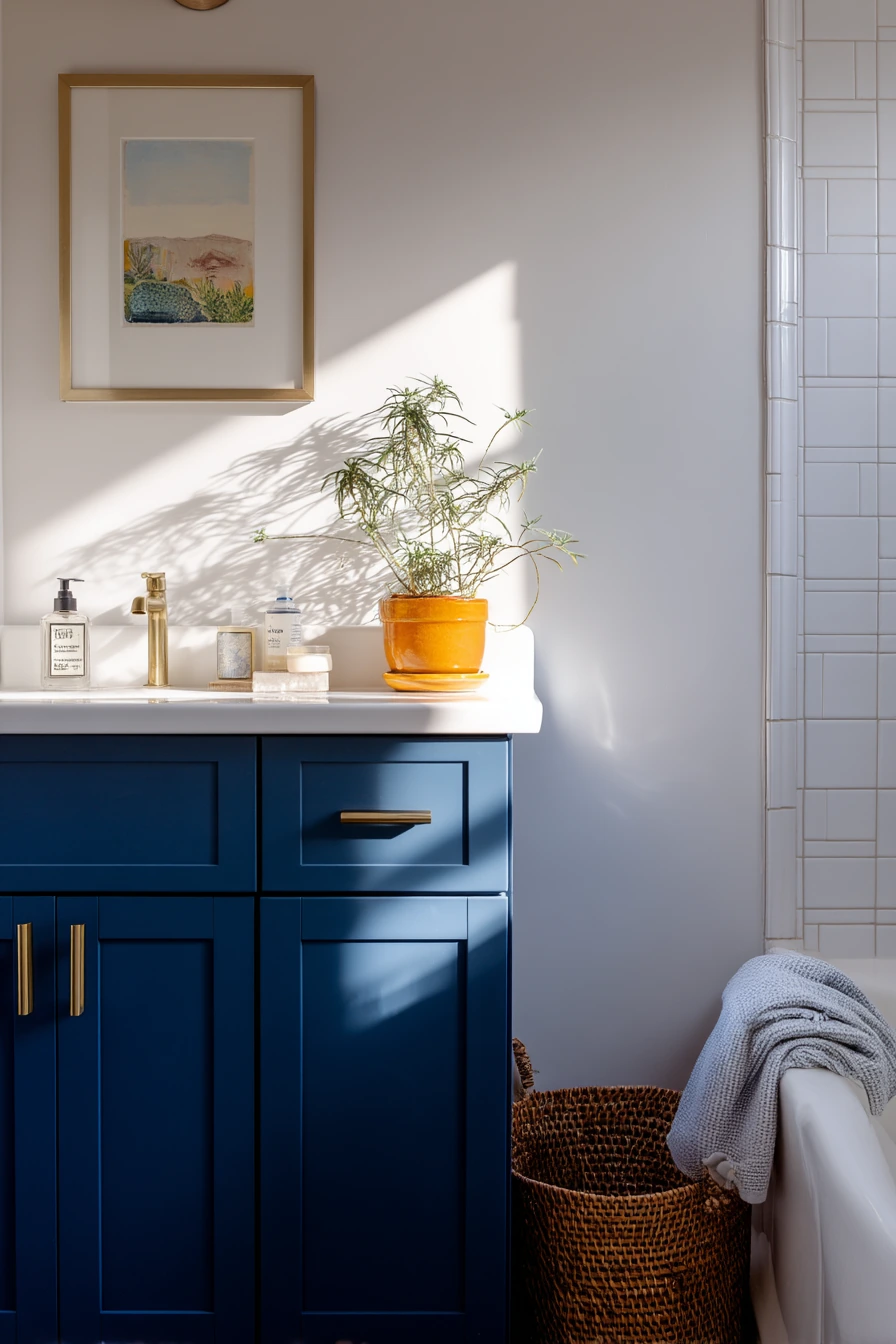 cobalt blue bathroom ideas