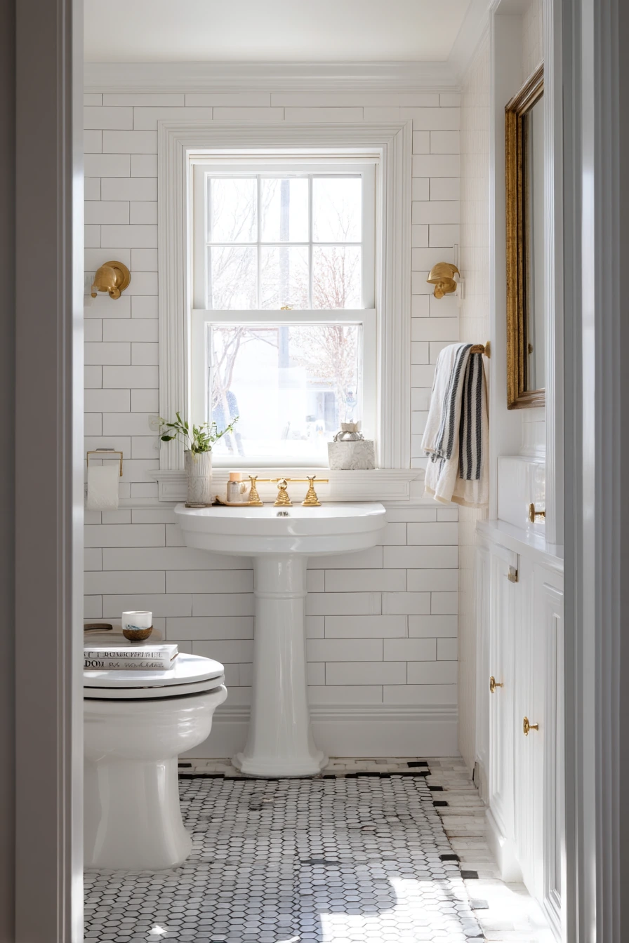 colonial bathroom ideas
