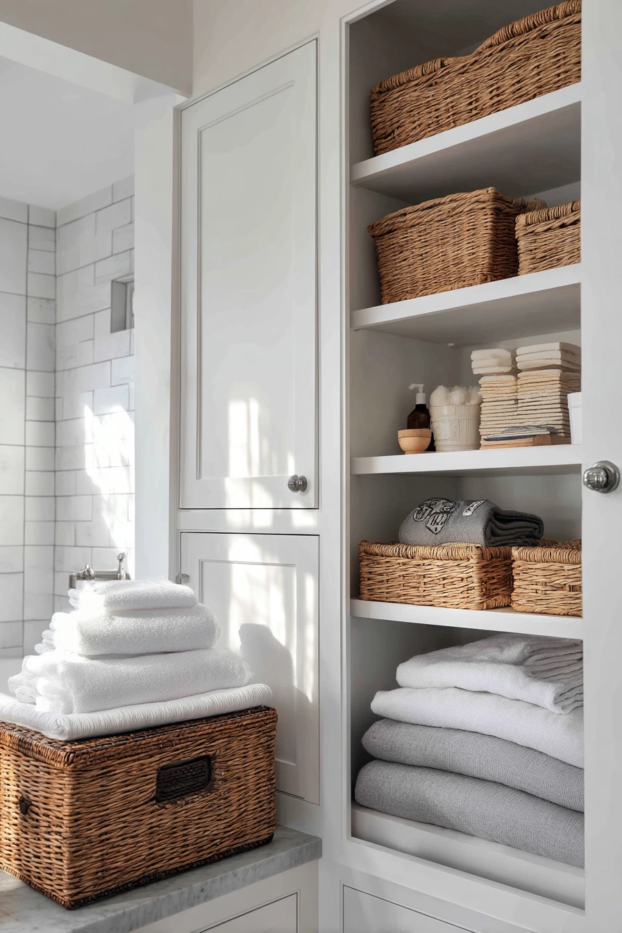 Colonial Bath with Laundry Niche and Everyday Storage