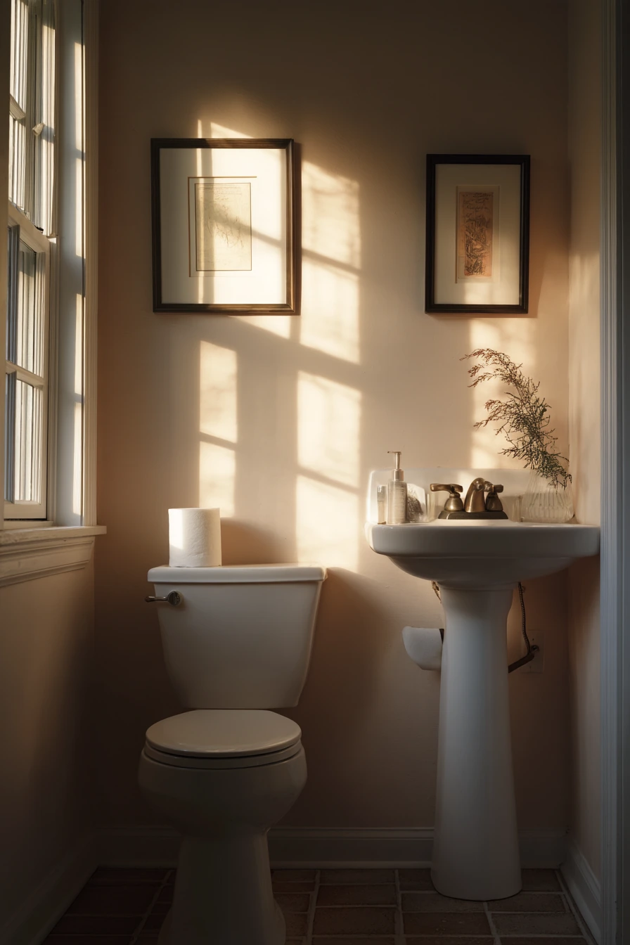 Tiny Guest Bath Solution
