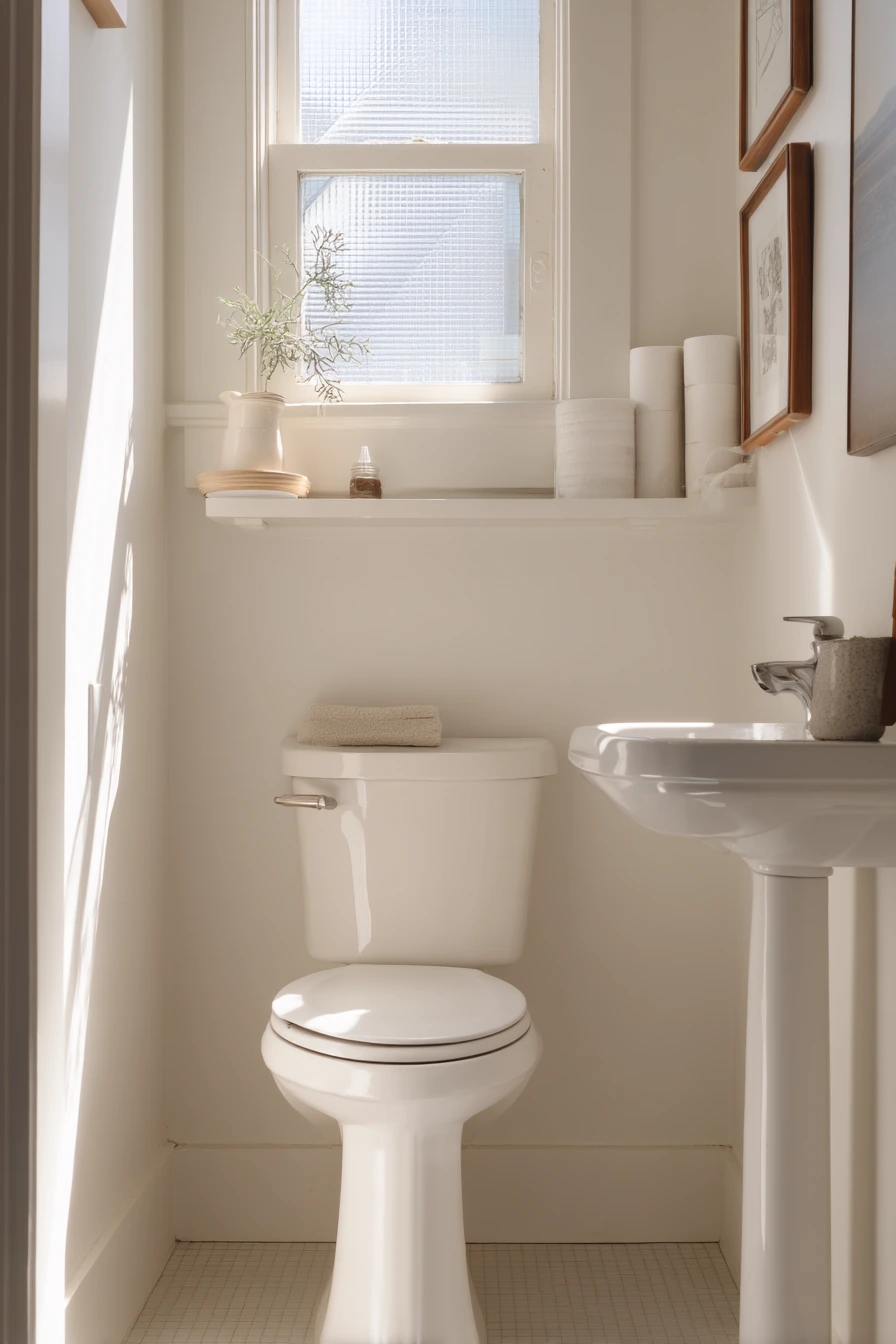 Tiny Guest Bath Solution