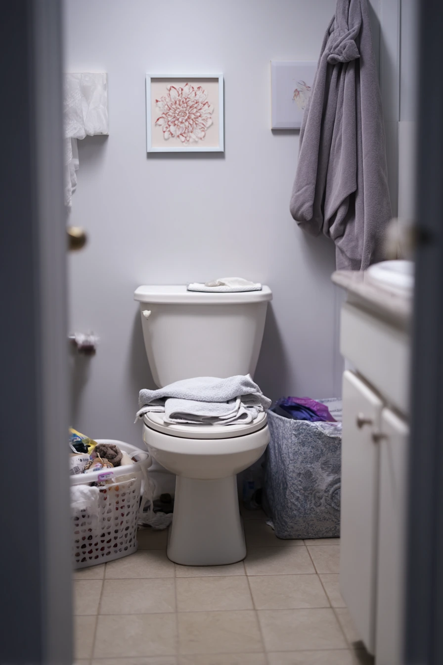 Budget Bathroom Before-Feels Comfort
