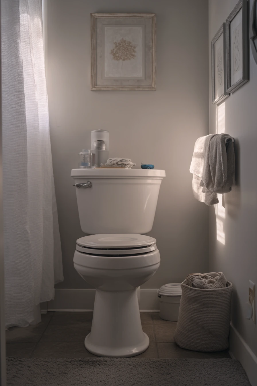 Budget Bathroom Before-Feels Comfort